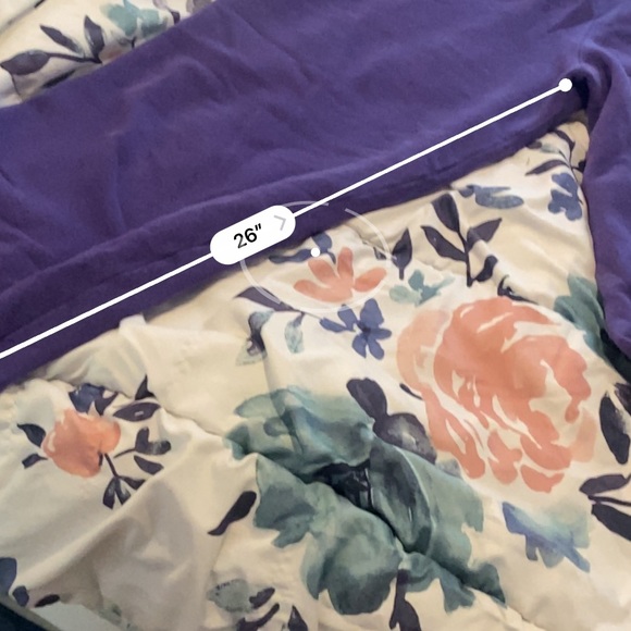 Xl Hanes purple sweat pants - Picture 2 of 6